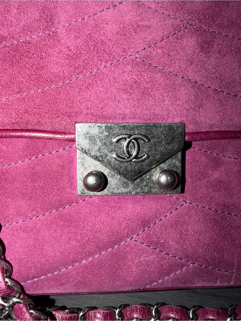 RARE Chanel Raspberry bag